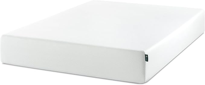 ZINUS 10 Inch King Green Tea Memory Foam Mattress [New Version], Fiberglass free, Medium Firm Feel, Zoned Pressure Relief, Certified Safe Foams & Fabric, Mattress in A Box