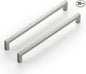 Ravinte 20 Pack Solid 7-1/2 Inch Center to Center Slim Square Bar Drawer Handles Cabinet Hardware - Brushed Nickel Kitchen Pulls