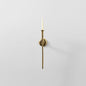 Aspar Wall Sconce, Modern Candle Holder with Elegant Hook Design, Versatile Decorative Lighting for Indoor Wall Decor and Ambiance Setting, Gold (Candle Not Included)