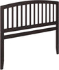 AFI Richmond Queen Size Headboard with Attachable Charger in Espresso