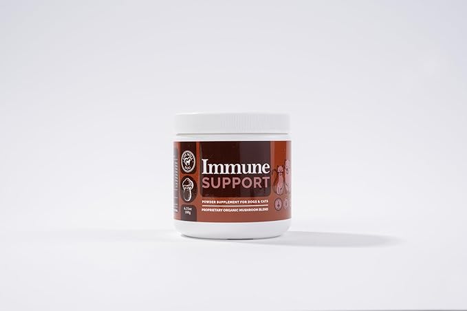 Immune Support Powder Food Topper, Large 6.35oz, Proprietary Organic Mushroom Blend, 300g-Mewly Pet