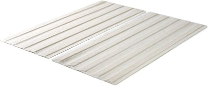ZINUS Compack Fabric Covered Wood Slats, Bunkie Board, Box Spring Replacement, Full, Natural