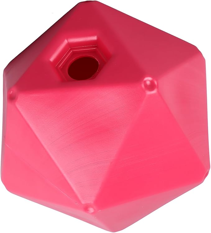Horse Treat Ball Fun Polygon Slow Feed Hay Ball Horse Play Toy Ball Feeder Chasing Herding Entertainment PE Material-Mewly Pet