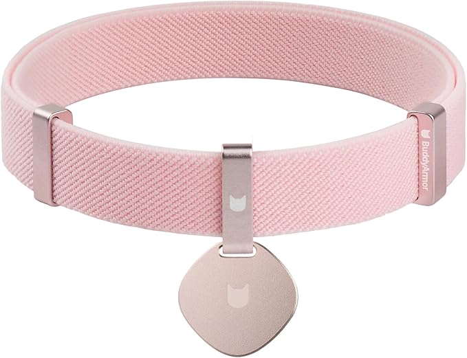 Safety Cat Collar and ID Tag Set - Elastic Quick Release Non Breakaway Personalized Anodized Aluminum Engraved Pet Name Tag, Lightweight for Kitten Small Large Cats-Mewly Pet