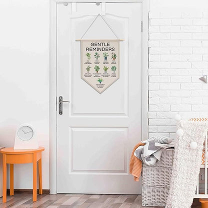 School Counselor Office Decor, Boho Teacher Decor Canvas Hanging Pennant Flag Banner Wall Sign Decor for Bedroom Classroom Playroom Game Room Front Door