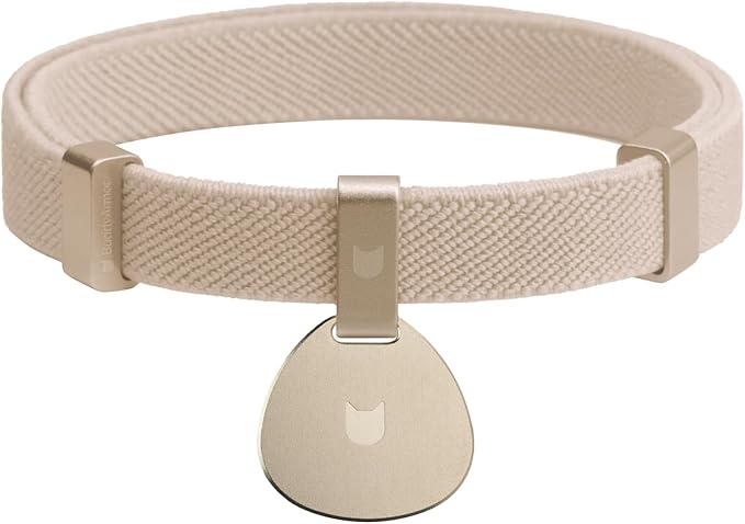 Safety Cat Collar and ID Tag Set - Elastic Quick Release, Non Breakaway Cat Collar Personalized Anodized Aluminum Engraved Pet Name Tag, Lightweight for Kitten and Small Large Cats-Mewly Pet