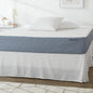 Amazon Basics Gel Memory Foam Mattress, Firm, Cooling, King Size Mattress, CertiPUR-US® Certified Foam, 80 x 76 x 10 inches, White/Gray
