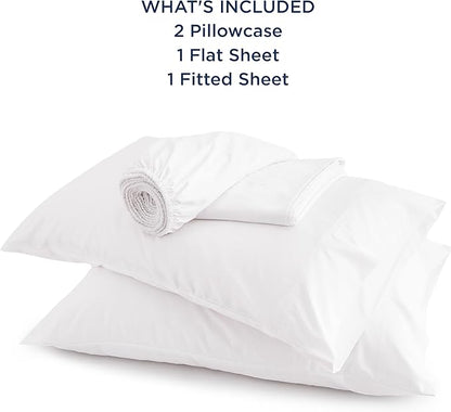 Bedsure King Size Sheet Set, Cooling Sheets King, Rayon Derived from Bamboo, Deep Pocket Up to 16", Breathable & Soft Bed Sheets, Hotel Luxury Silky Bedding Sheets & Pillowcases, White