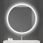 Wall-Mounted LED Round Bathroom Mirror, Makeup Mirror (32 inches x 32 inches,) 3 Color Stepless Dimmable Memory Bathroom Vanity Mirror with Lights CRI90+ 3000-6400K Smart Mirror with Touch