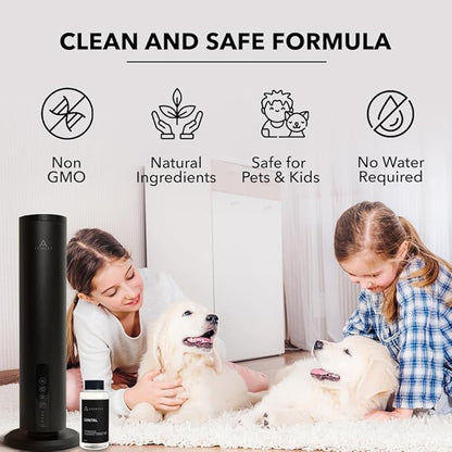 Santal Diffuser Oil, 3.3 Fl Oz, 100 mL, Diffuser Fragrance Oil for Home, Bathroom & Office, Aromatherapy Blend of Natural Essential Oil, Sandalwood & Musk Scent.