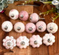 Assorted Cabinet Knobs Mandala Ceramic Door Knobs Colorful Kitchen Furniture Drawers Knobs for Cabinets Kitchen Furniture Drawers Interior Décor Wardrobe-Pack of 12