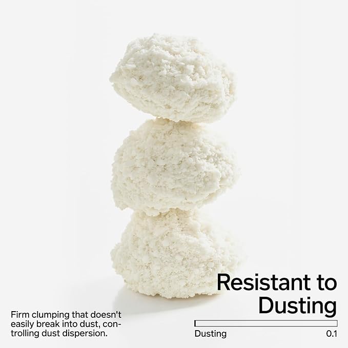 pidan Cassava Cat Litter clumping,Odor Control,Plant-Based Natural Ingredients,Ultra Absorbent and Fast Drying,Low,Dust,Scented (5.3lb×2bags)-Mewly Pet