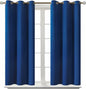BGment Blackout Curtains for Bedroom - Grommet Thermal Insulated Room Darkening Curtains for Living Room, 38 x 45 Inch, 2 Panels, Royal Blue
