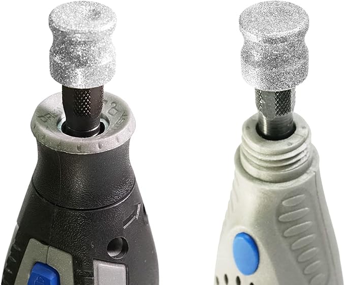 Diamond Dremel Dog Nail Grinder Bit, Dremel Nail Grinder for Pets, Faster Jumbo Dremel Diamond Bit for Dog Nails, 1/8'' Dremel Dog Nail Grinder Attachment, Dog Nail Grinder for Animals Nail Care-Mewly Pet