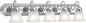Kichler 36" Bathroom Vanity Light with Satin Etched Glass, 5-Light Traditional Design in Tannery Bronze, (36"x8"x8"), 5339CHS