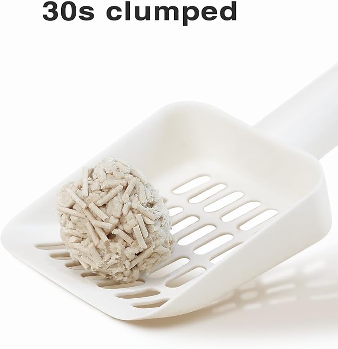 Cat Litter 12LB/2 Packs Dust-Free Clumping Tofu Cat Litter Quickly Absorb Odors Toilet Can Flush Into The Toilet Pure Natural tofu cat Litter (Original Flavor)-Mewly Pet