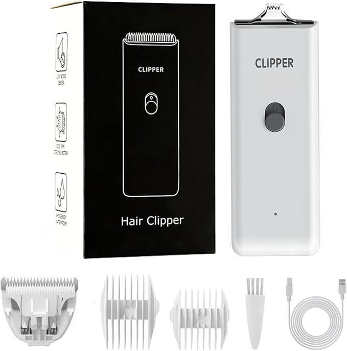 Dog Cat Home Hair Waterproof Clipper Portable Electric USB Rechargeable Pet Grooming Tools Low Noise Shaver Cordless Trimmer for Small and Large Pets-Mewly Pet