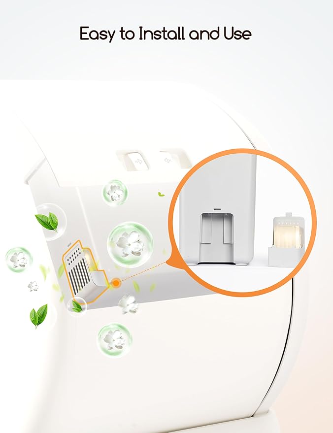 MeoWant Pet Odor Eliminator, Automatic Cat Litter Box Odor Deodorant Gel Only Suitable for MW-SC01 / MW-SC02 / LB02 Cat Litter Box 3Pcs-Mewly Pet