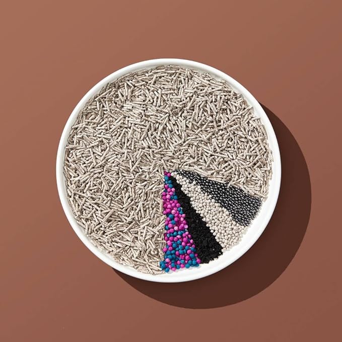 Mixed Tofu Cat Litter, Heavy Duty Flushable Kitty Litter, 5.5Lb/88Oz Coffee 4 Pack-Mewly Pet