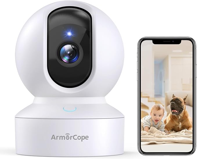 Pet Camera, 2K HD Dog Camera with Phone APP, 360° Pan/Tilt View Puppy Cam, One Click Call for Baby Monitor, MagivPix Night Vision,Motion Tracking Alarm with Cloud/Local SD,Home Indoor Security Cam-Mewly Pet