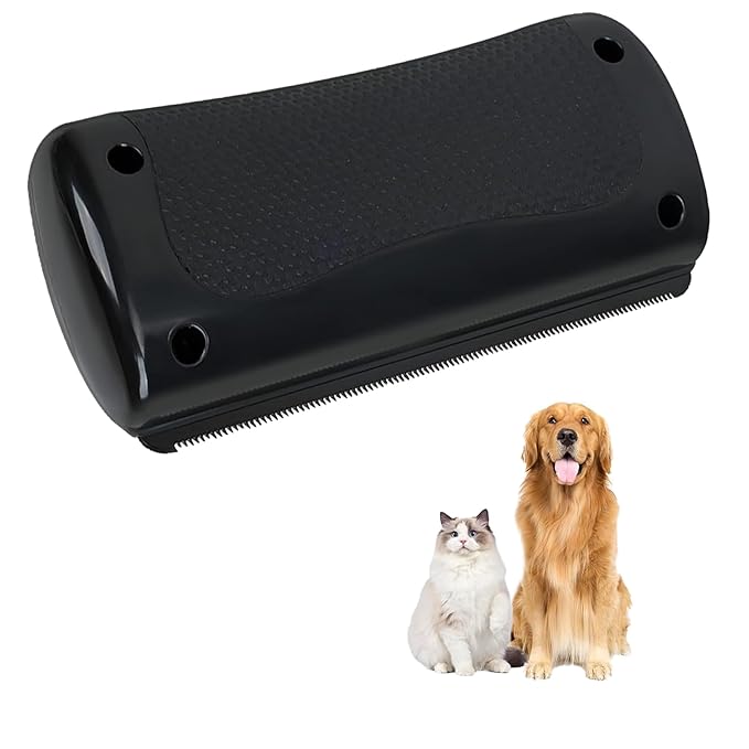 Deshedding Brush - Dog Brush for Shedding & Pet Hair Removal Tool, Double Sided Grooming Brush - Dog & Cat Grooming Supplies for Long Short Hair-Mewly Pet