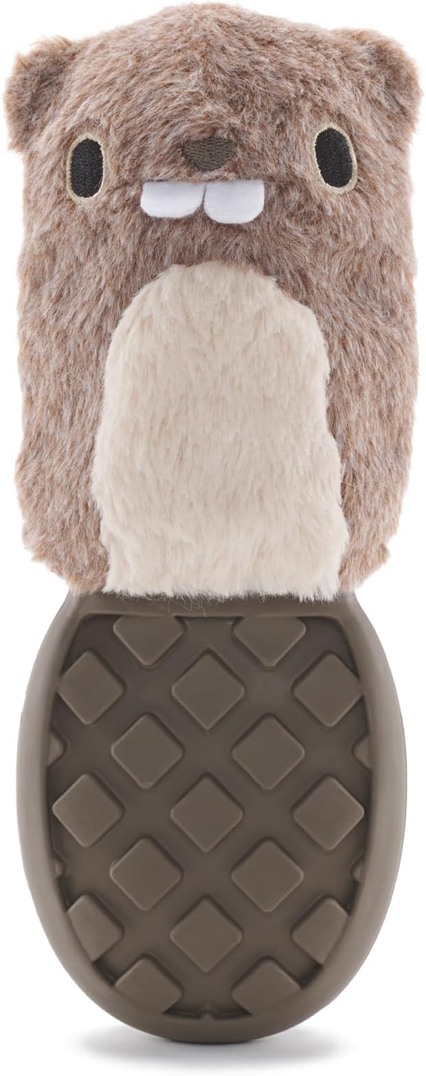 Barkbox Buck Wild Super Chewer Dog Toy for Medium to Large Dogs, Perfect for Dogs Who Love Gnawing, Shredding and Tough Playtime Fun-Mewly Pet