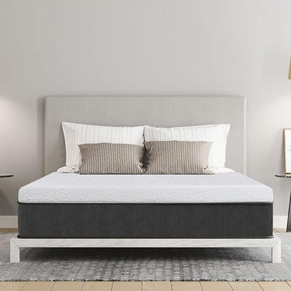 VALUXE 4 Inch Gel Memory Foam Mattress Topper Twin XL Size High Density Cooling Pad Pressure Relief Bed Topper (with Removable & Washable Bamboo Cover)