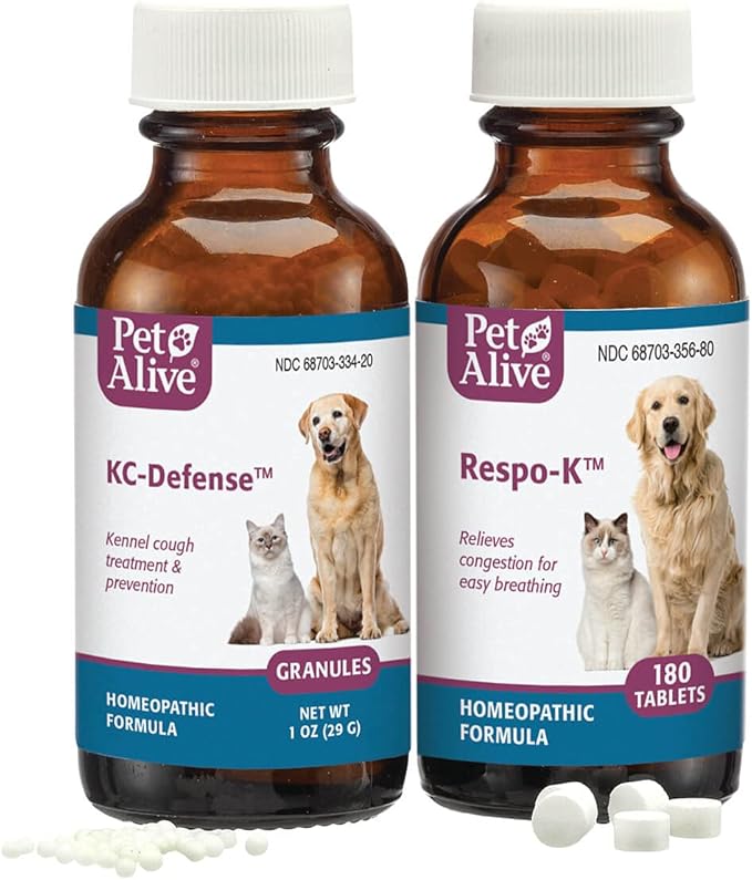 Native Remedies 352411 PetAlive® RespoCough Protect ComboPack for Pets-Mewly Pet