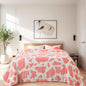 Fleece Cow Print Blanket King Size for All Season - Premium Lightweight Anti-Static Super Soft Cozy Plush Cow Blankets for King/Calking Bed,90" x 108"(Pink Cow)