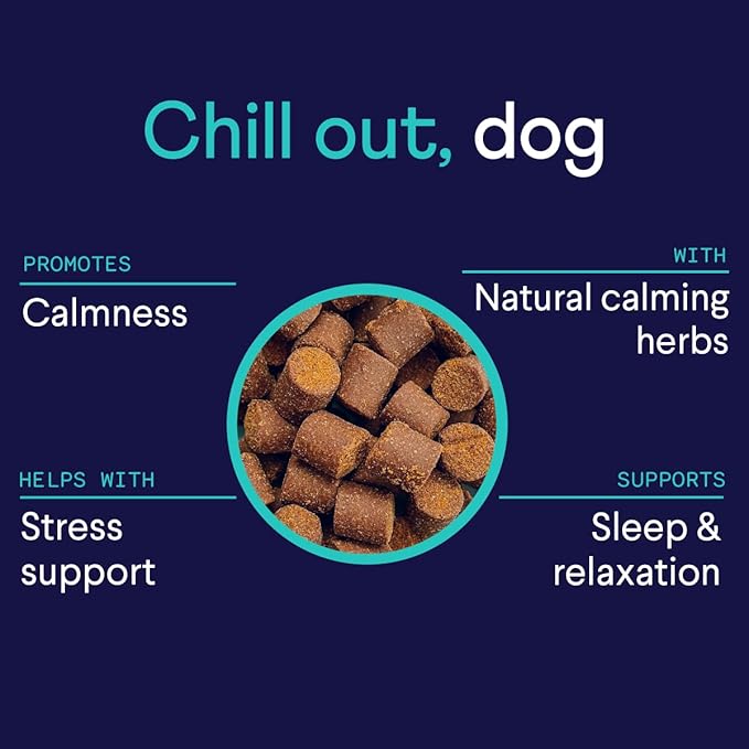 Finn Calming Aid for Dogs - Natural Calming Chews with Melatonin to Support Stress, Separation & Sleep - 90 Soft Chews-Mewly Pet