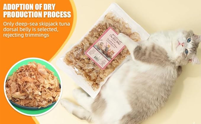 Purrfectpaws Premium Dried Bonito Flakes: Delicious Treats for Dogs & Cats - All-Natural and High in Protein - 4oz Bag-Mewly Pet
