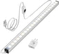 ASOKO Under Cabinet Led Lighting, 12 Inch Light Strip Bar, Cool White 6000K Dimmable Plug in USB Light, Small Thin Led Under Counter Lighting for Kitchen/Room/Shelf/Desk/Display Case