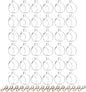 Sziqiqi Hanging Glass Globes Orbs Tea Light Candle Holders fillable with Trinkets for Wedding Ornaments, Wedding Birthday Christmas Party Centerpiece Accessory 2.36inch 30pcs +6 Extra