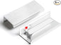 5 Pack 3 inch self Adhesive Cabinet pulls Silvery Finger pulls for cabinets Stick on Handles Concealed Cabinet Handles Edge pulls for Drawer Pull Seam Drawer Flat
