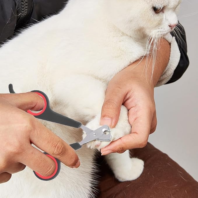 Cat Nail Clipper, Cat Nail Trimmers Cat Claw Clippers Small Dog Nail Clippers Bird Nail Scissors Stainless Steel Parrot Cage Essential Grooming Accessory for Small Animals Ferrets Bunny Rabbit Puppy-Mewly Pet