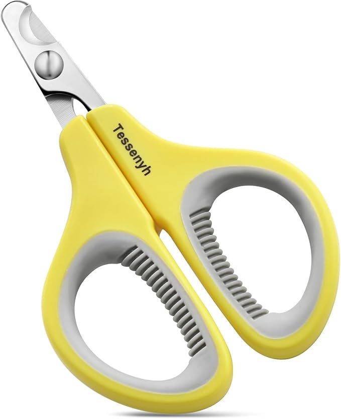 Professional Cat Nail Clipper, Stainless Steel Cat Nail Trimmer for Small Animals, with Sharp Blade and Anti-Slip Handles for Safe and Effective Grooming-Mewly Pet