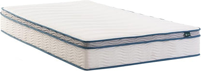 ZINUS 10 Inch Spring Sensation Hybrid Mattress [New Version], Twin, Fiberglass Free, Medium Firmness, Durable Support, Certified Safe Foams & Fabric, Mattress in A Box