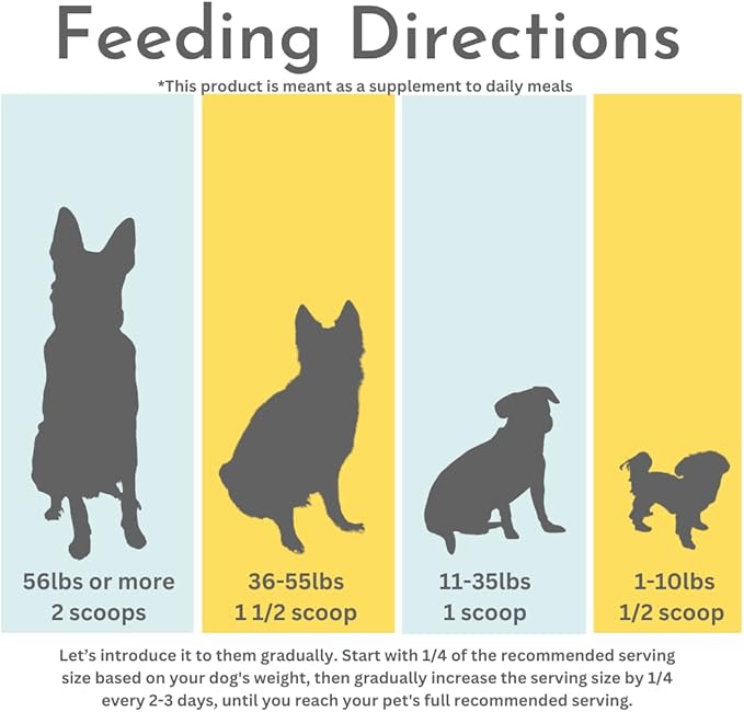 Probiotics, Prebiotics, & Digestive Enzymes for Dogs| Limited Ingredients| Digestive Support |Allergy Relief |Immune Support| Reduces Inflammation| Diarrhea & Gas Relief (150g), White-Mewly Pet