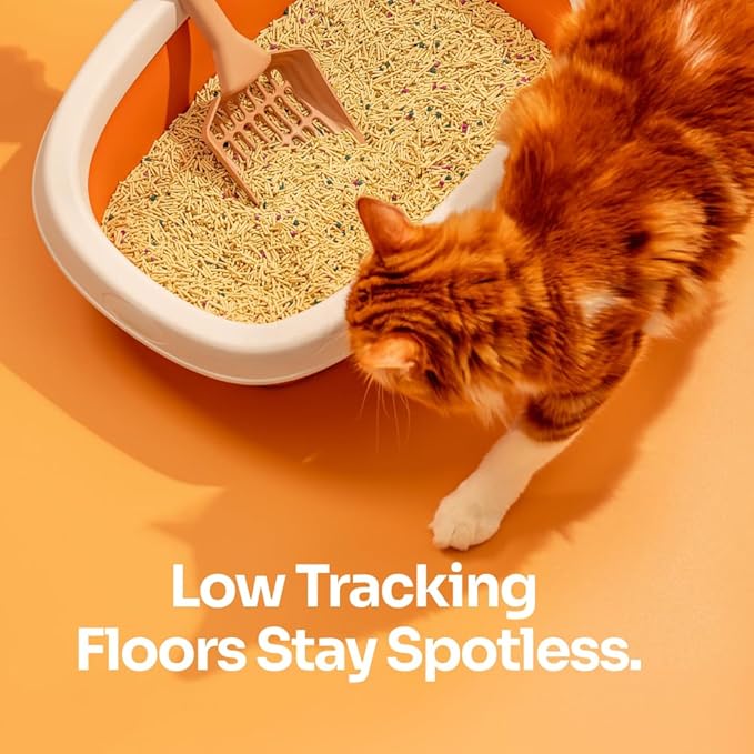 Tofu Cat Litter – Clumping, Flushable, Ultra Absorbent & Fast Drying | 100% Natural, Dust-Free, Low Tracking | Water-Soluble & Eco-Friendly (5.5 lbs x 4 Bag)-Mewly Pet