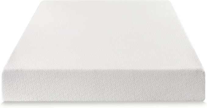 Best Price Mattress 10 inch King Mattress Bed-In-A-Box, Green Tea Memory Foam,White