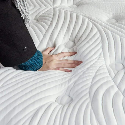 Sweetnight Queen Mattress in a Box - 12 Inch Plush Pillow Top Hybrid Mattress, Gel Memory Foam for Motion Isolating Individually Wrapped Coils, Queen Size, Twilight
