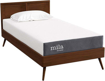 Modway Mila 8" Twin Mattress - Firm 8 Inch Memory Foam Mattress - 10-Year Warranty