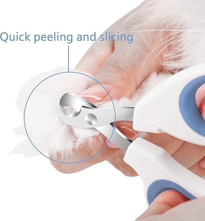 Cats & Dogs Pets Nail Clippers & Trimmers Rabbit Nail Clippers cat Nail Clippers for Indoor Cats cat Claw Clippers with Safety Guard Professional Grooming Tool for Cat Kitten-Mewly Pet
