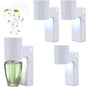 4 PCS Wall Fragrance Plug in with Night Light and Oil Diffuser Plug with Upgraded Fragrance Concentration Control, Compatible with Bath and Body Works WallFower for Home, White