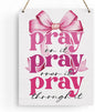 Pink Room Decor Christian Wall Decoration Bedroom Decor for Teen Girls Pink Dorm Room Decoration Bible Verses Wall Decor for Women Gift, Wooden Sign Wall Art Easter Decoration for Farmhouse Home Porch Bedroom Office