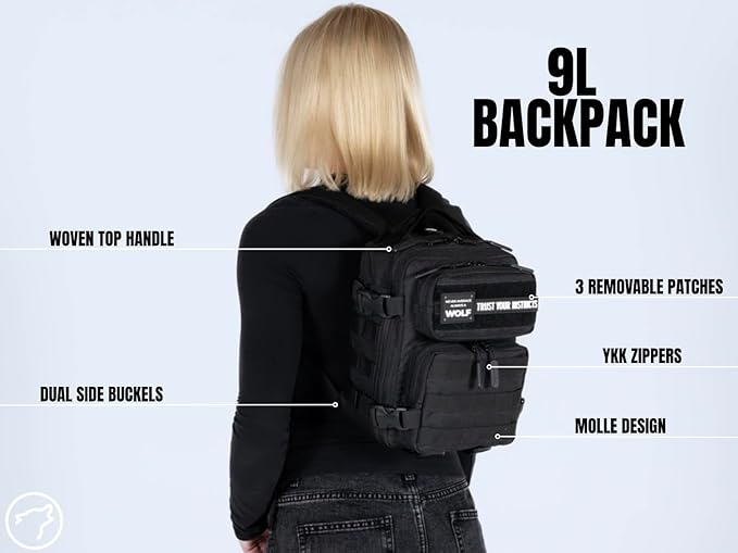 WOLFpak 9L Backpack Mini (Nightshade Edition)-Mewly Pet