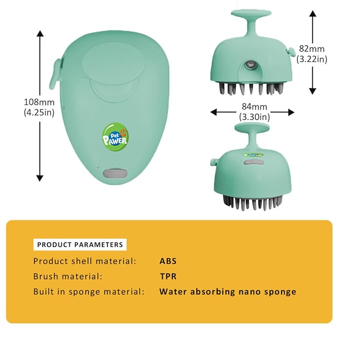 Cat Steam Brush for Shedding, 4 in 1 Rechargeable Steam Brush for Cats and Dogs, Anti-Static, Massage, Cleaning, Shedding & Combing All In One!-Mewly Pet