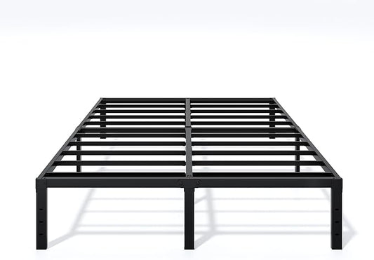 Metal Bed Frame King Size - 14 Inch Heavy-Duty King Platform Bed Frame No Box Spring Needed, Easy Assembly, Noise-Free, Sturdy Mattress Foundation, Underbed Storage Space