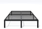 Metal Bed Frame King Size - 14 Inch Heavy-Duty King Platform Bed Frame No Box Spring Needed, Easy Assembly, Noise-Free, Sturdy Mattress Foundation, Underbed Storage Space