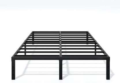 Metal Bed Frame Queen Size - 14 Inch Heavy-Duty Queen Platform Bed Frame No Box Spring Needed, Easy Assembly, Noise-Free, Sturdy Mattress Foundation, Underbed Storage Space
